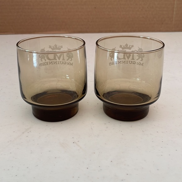 Two McGuinness Liqueur Bar Glasses 3 1/4” - Picture 4 of 5